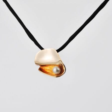 Plissé con Perla - Bronzo