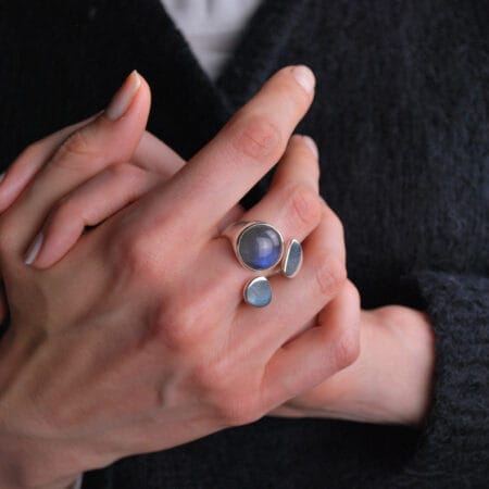 Omino Labradorite - Argento