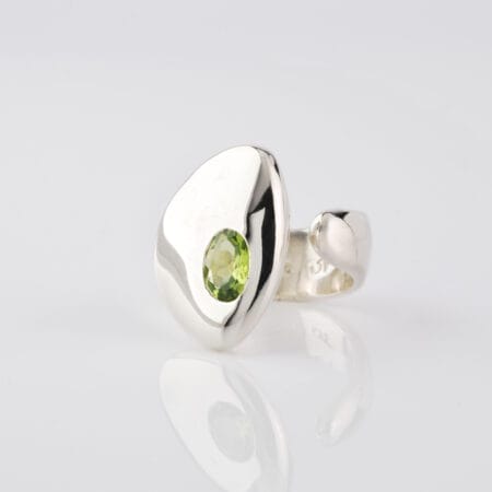 Triangolo Peridot - Silver